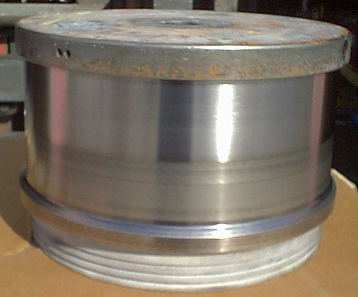 Hardsurfaced wire drawing block — the application Parkway-Kew's metalizing capability was built around